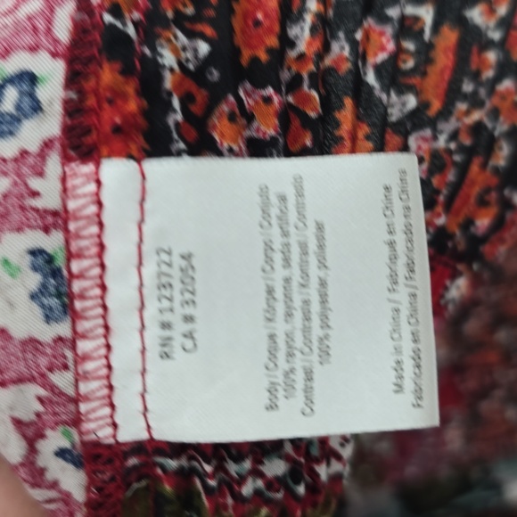 Anthropologie One September Tamarosa Boho Tank Top Size M - Picture 8 of 8